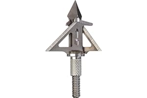 SIK F3 3-Blade Cut on Contact Fixed Blade Broadhead, Silver, One Size