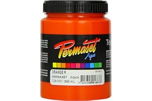 Permaset Aqua 300ml Fabric Printing Ink - Orange