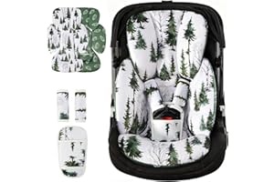 MAMATEPE Infant Car Seat Insert for Newborn，Preemie Newborn Infant Insert, Newborn Car Seat Insert Head Body Support for Stroller, Baby Swing, Rocker, Bouncer, Bassinet, 2-in-1 Reversible