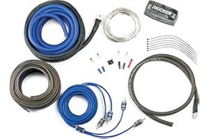 Kicker completo Calibre 4 OFC ck-Series Kit de instalación para amplificador de 2 Canales, Negro