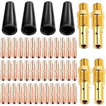 4-Pack Flux Core Gasless Welding Nozzle – 100L MIG Torch, Phenolic Plastic, Heat-Resistant, Compatible With Many Welder Brands (Amico, Chicago, Forney, Hobart, Etc.)