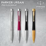 Parker Urban Twist Ballpoint Pen Metro Metallic Chrome Trim Medium Point view 6
