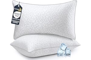 COZSINOOR Queen Size Cooling Bed Pillows - Premium Down Alternative Pillows Set of 2 for Side, Back, and Stomach Sleepers Hot