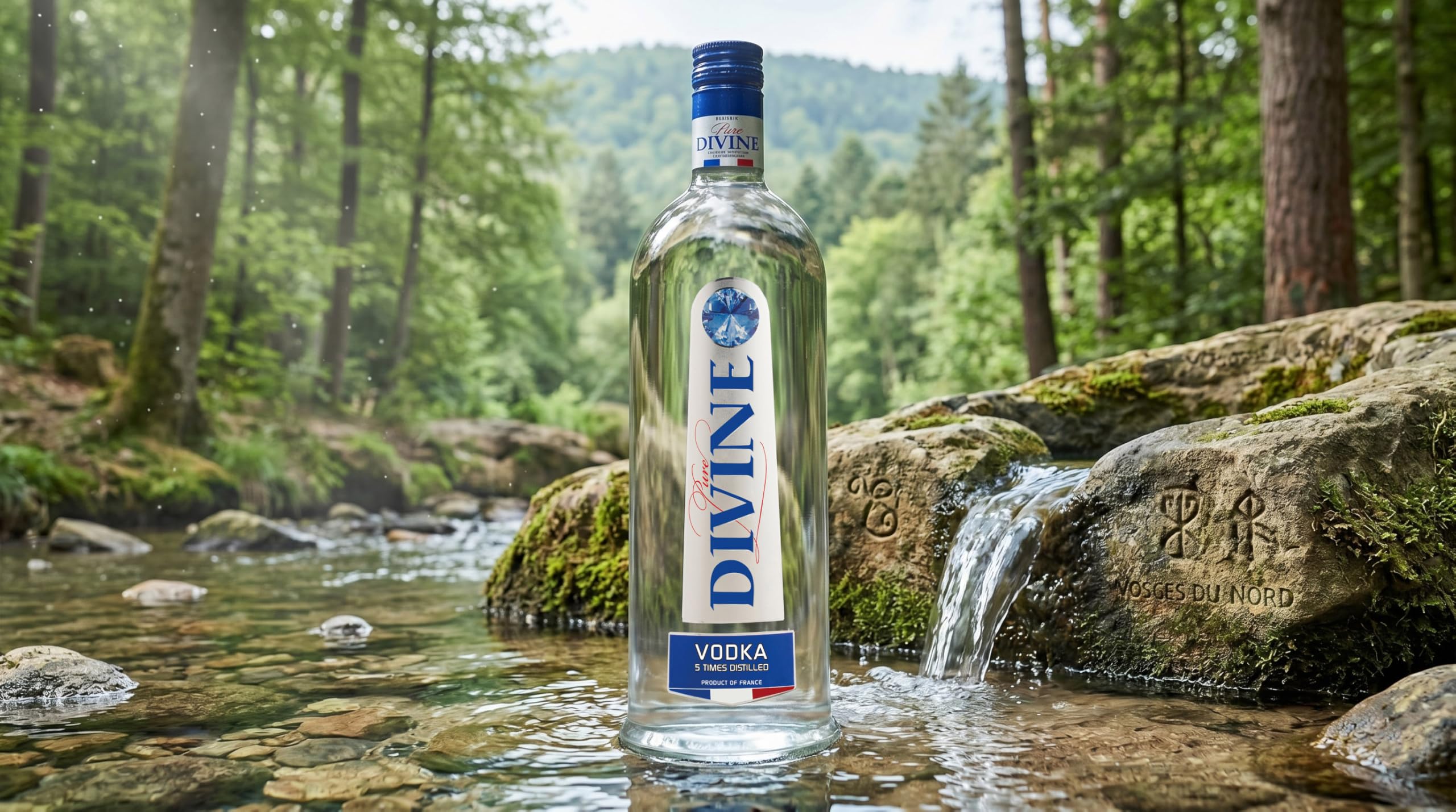 Pure Divine - Französischer Vodka aus den Nordvogesen - 37.5 Prozent Vol (1 x 0,7 l) 2