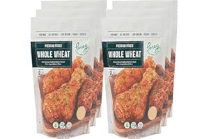 PEREG Bread Crumbs - Whole Wheat Premium Panko (6-9 Oz/Bag x 6 Pack) - Natural Grocery & Gourmet Foods - Low Sodium, Vegan, Kosher Certified & Non GMO