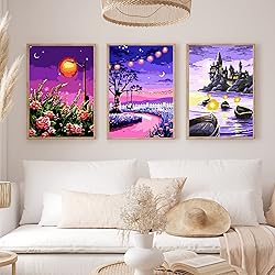 cupmod 6 Packs Paint by Numbers for Adults
