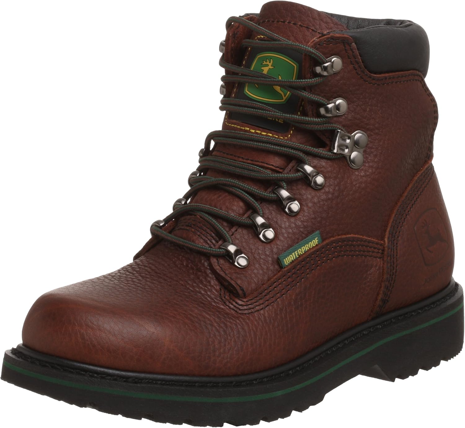 Amazon.com | John Deere Men's JD6283 6' Lace Up Boot, Dark Brown, 6 W ...