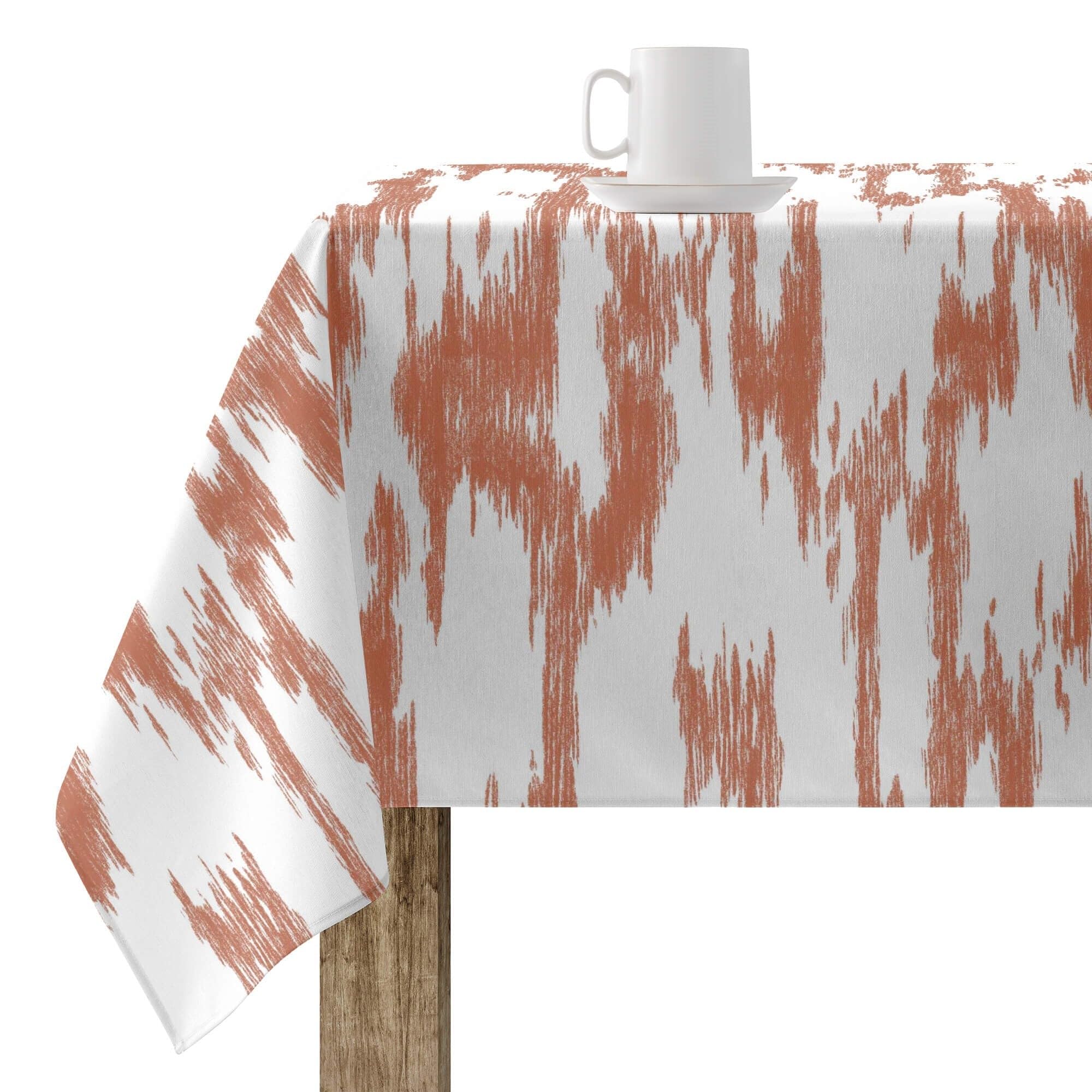 BELUM | Stain Resistant Tablecloth Size 100 x 155 cm - Extra Soft Touch Tablecloth Colour Multicolor - Tablecloth Fabric 100% Organic Cotton Model T010