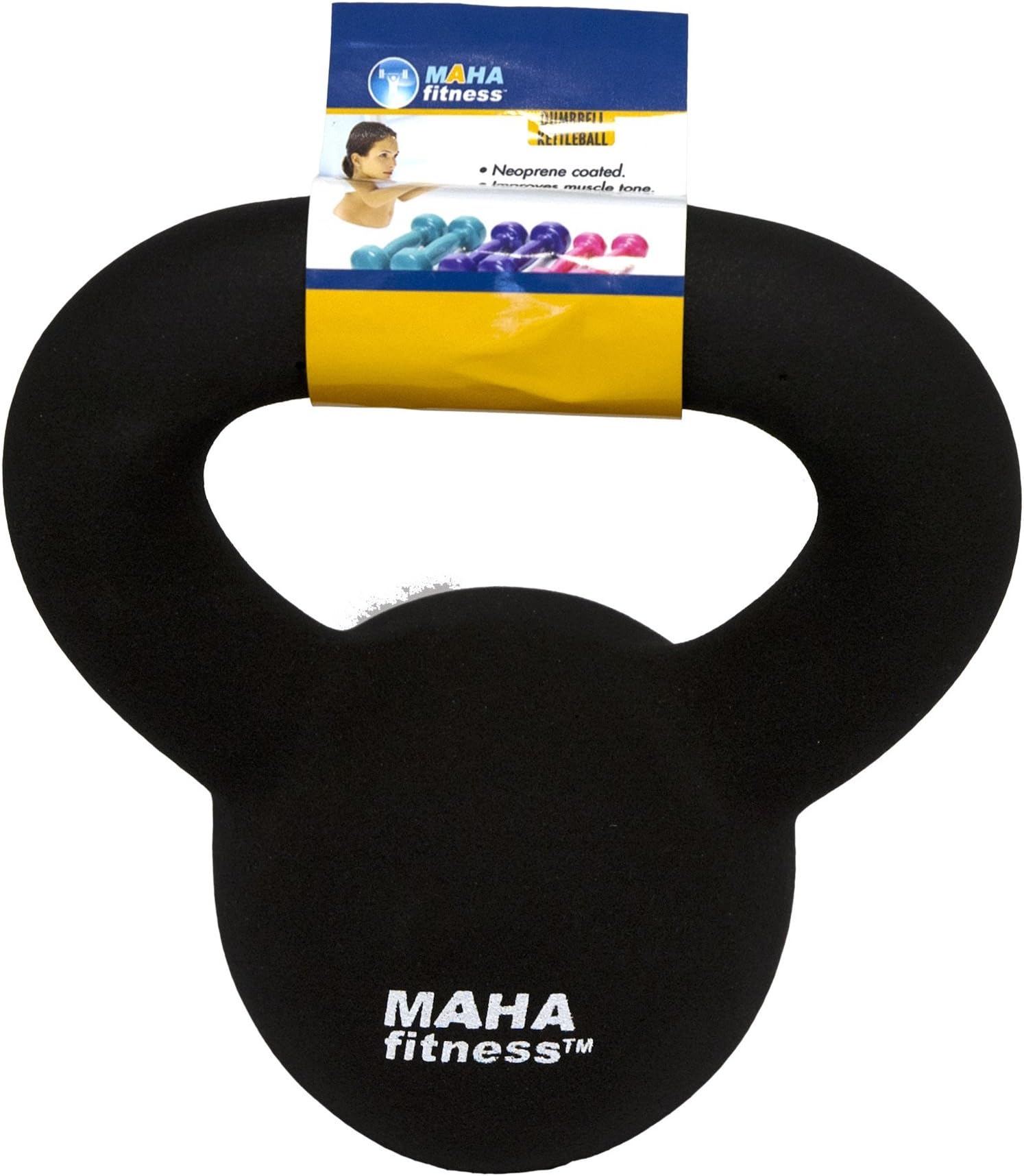 Maha Fitness Kettle Ball, Neoprene-Coated