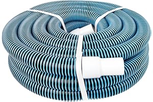 OWNWHIM Pool Vacuum Hoses for Above Ground Pool, 1-1/4" Pool Vacuum Hose 35 ft Pool Vacuum Hose for Inground Pools, Compatible with Hayward Skimmers, Filter Pump Inlets, Vacuum Heads and Other Pool Accessorie
