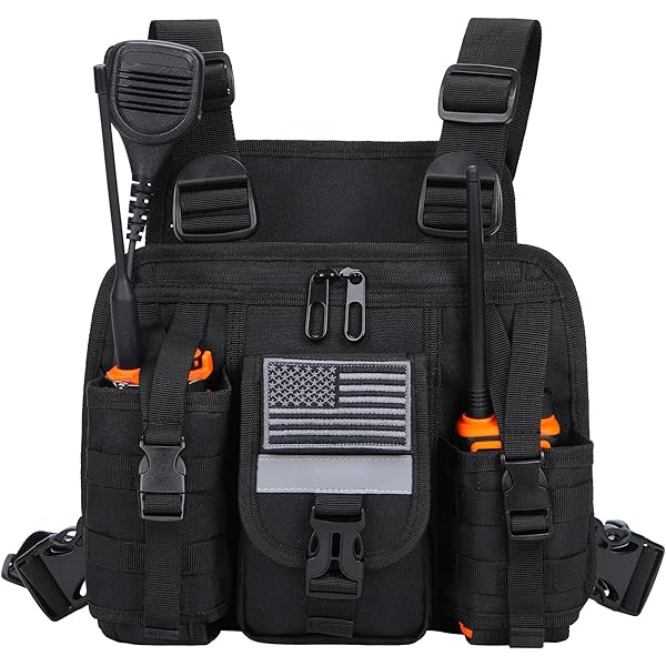 Amazon.com: Klykon Radio Chest Harness Chest Front Single Pack