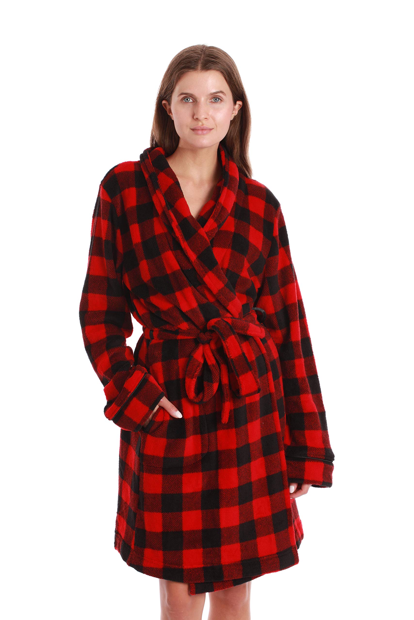 Just Love Printed Plush Robe for Women