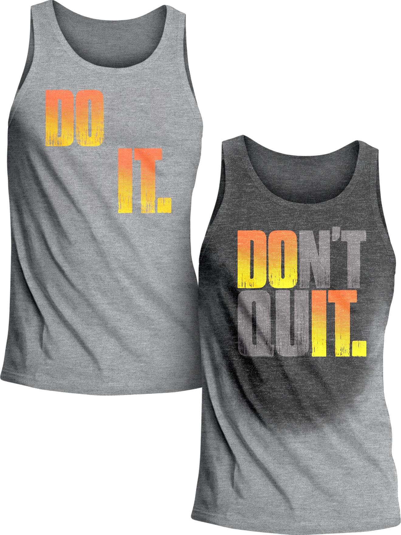 Sweat Activated Funny Workout Men's Tank Top, Do It - Don't Quit