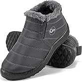 Alicegana Snow Boots for Women Winter: Warm Fur Lined Ankle Booties Comfortable Waterproof Slip On Lightweight Womens Boots