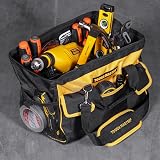 Tough Master 16 Inch Tool Bag Heavy Duty Nylon 21 Pockets Organiser view 3