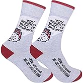 FUNATIC Funny and Snarky Socks with Sayings - Novelty Gifts for Men, Women, Teens