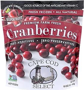 Cape Cod Sele Count, Cranberries Frozen, 16 Ounce