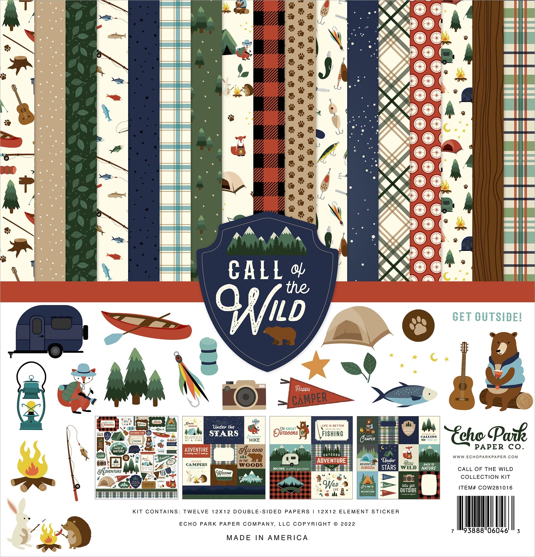 Echo Park Paper Call of The Wild Collection Kit