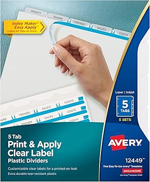 Nestle Mauthaus 5 Registerkarten 5-Set Transparent : Amazon.de: Bürobedarf  & Schreibwaren