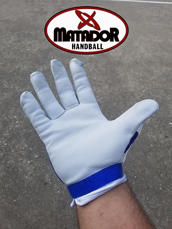 Matador Handball Gloves, Wallball, 1Wall, 3wall, Big Blue