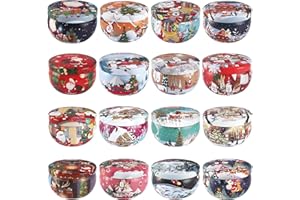 FCLAYVTS 16Pack Christmas Scented Candles Gift- Aromatherapy Candle-Soy Wax-Long Lasting Burn time, Christmas Thanksgiving Gifts for Women，Home Decor