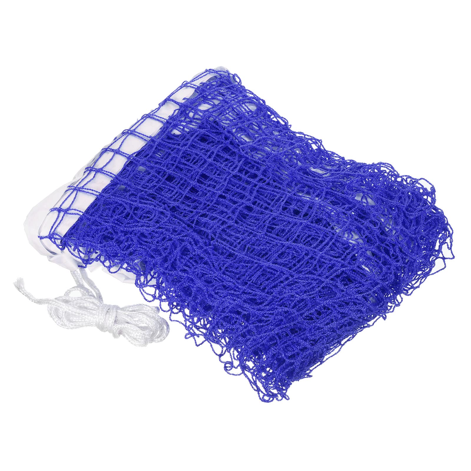 PATIKIL 20x2.5ft Badminton Net, Badminton Court Netting Replacement 0.98x0.98" Mesh with Box for Outdoor Indoor Beach Backyard, Blue