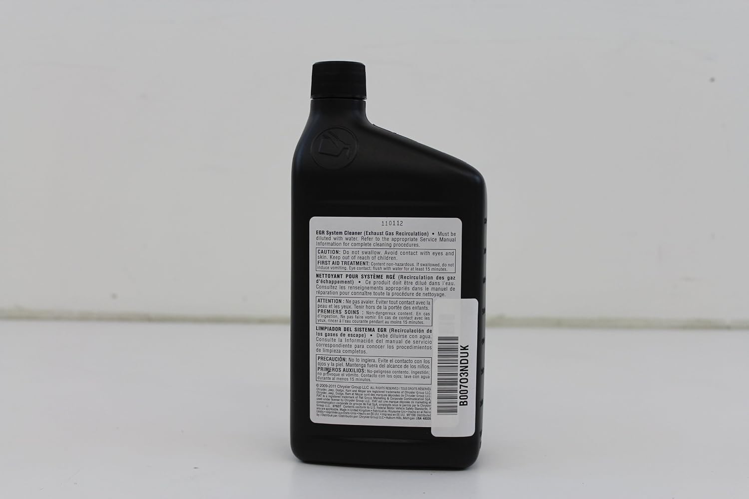 Genuine Chrysler Accessories 68028729AB EGR System Cleaner - 1 Liter: Automotive