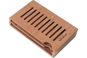 Cigar Caddy Boveda Holder, 1.25 x 3.75 x 6", Spanish Cedar,HUMI-BOV2