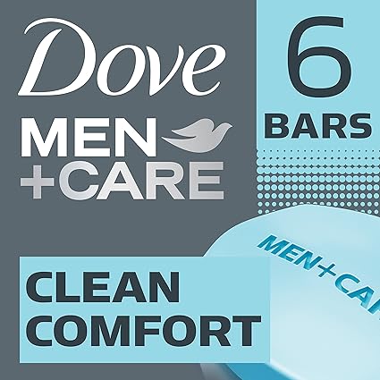 Amazon Com Dove Men Care Body And Face Bar Clean Comfort 4 Oz