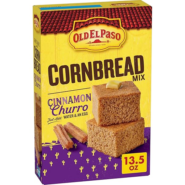 OLD EL PASO CORNBREAD MIX, CINNAMON CHURRO, BAKING...