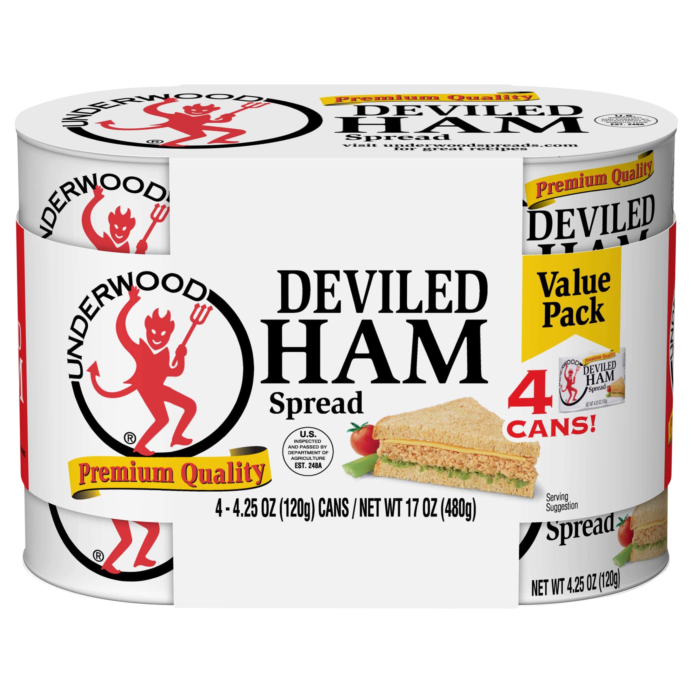Underwood Deviled Ham Spread, 4.25 Ounce