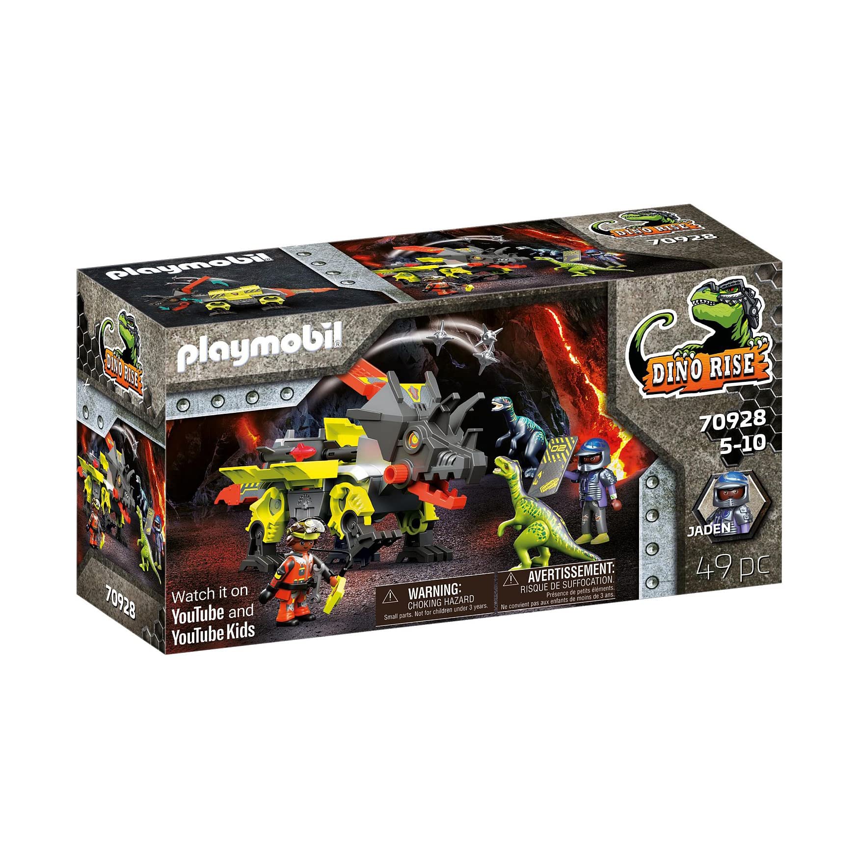 Playmobil Dino Rise 70928 Dino Robot, With Missiles and Catapult, Dinosaur Toy for Children Ages 5+