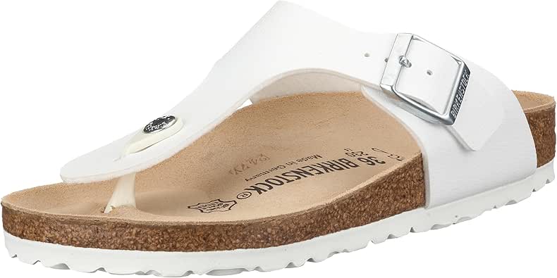 Amazon.com | BIRKENSTOCK Ramses, Unisex-Adults' Sandals, White | Mules & Clogs