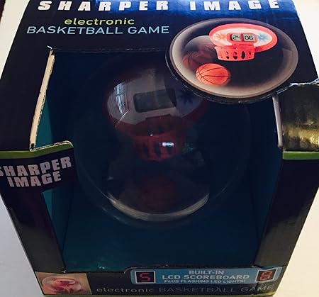 sharper image electronic basketball game