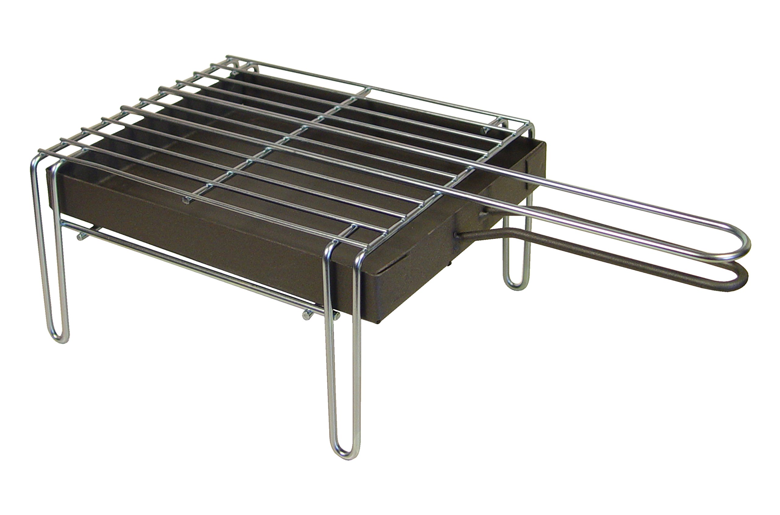 Imex El Zorro Table Top Grill, Zinc Plated, Black, 26 x 21 x 12 cm, 71428.0