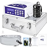 Ionic Foot Bath Detox Machine, Professional Foot Detox Machine for Home Use | 2 in 1 Portable Foot detox machine, 3 mode home foot spa soak,Far Infrared for menstrual pain, 30 min Timers, aluminum case