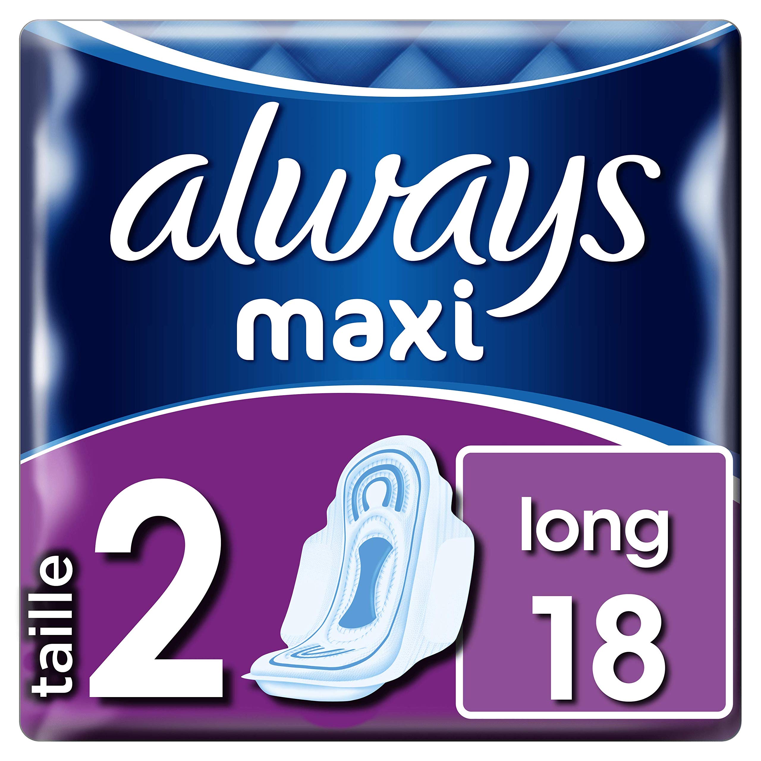 Serviettes Protection et Confort Long T 2 Always Maxi