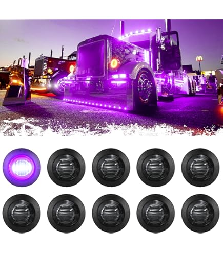 Luc LED De Cc 12V Para Coche, Autobús, Camión, Indicador De Luz Para