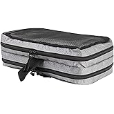 Packing Cube for Travel - Double Sided Split Cube - Luggage and Backpack Organizer Packaging Cubes for Clothes, for Carry-On, Suitcases, Travel Bags (Grey)