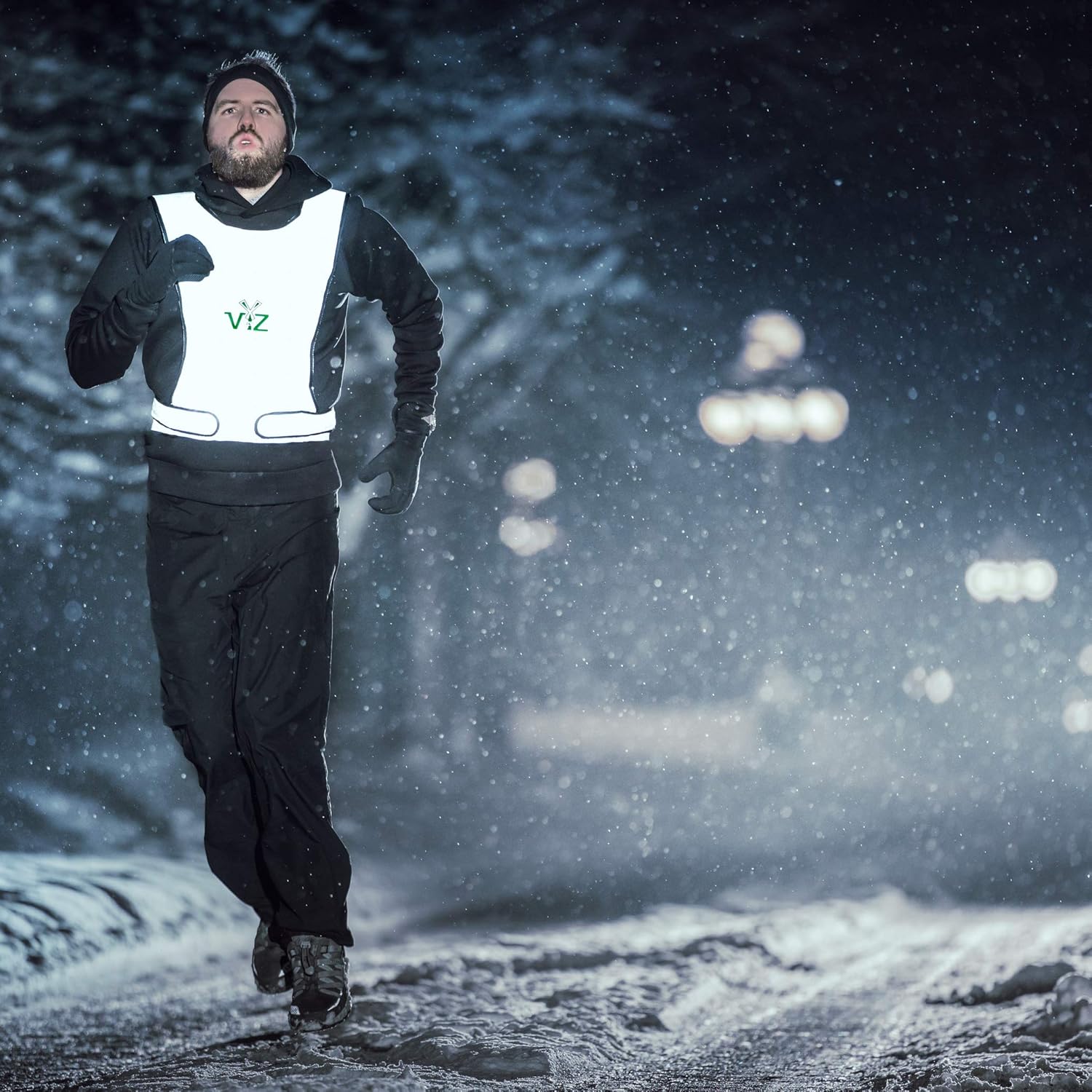 247 Viz Blaze - Reflective Vest 360 - Be Seen from All Angles While Running, Walking Jogging, Cycling, Horseback Ridding & on a Motorcycle, High Visibility with Full Reflective Surface Area : Clothing