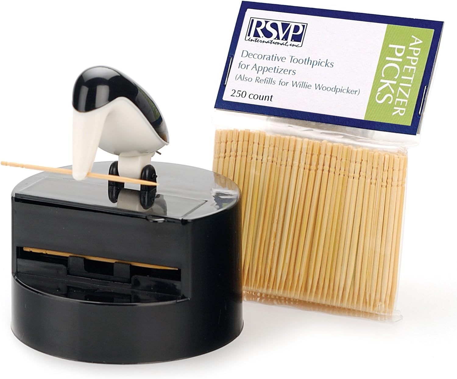 Toothpick Holders Collectibles RSVP International Willie Woodpicker