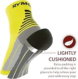 Rymora Foot Compression Socks Sleeves Neon Yellow Large 25-29cm Arch view 7