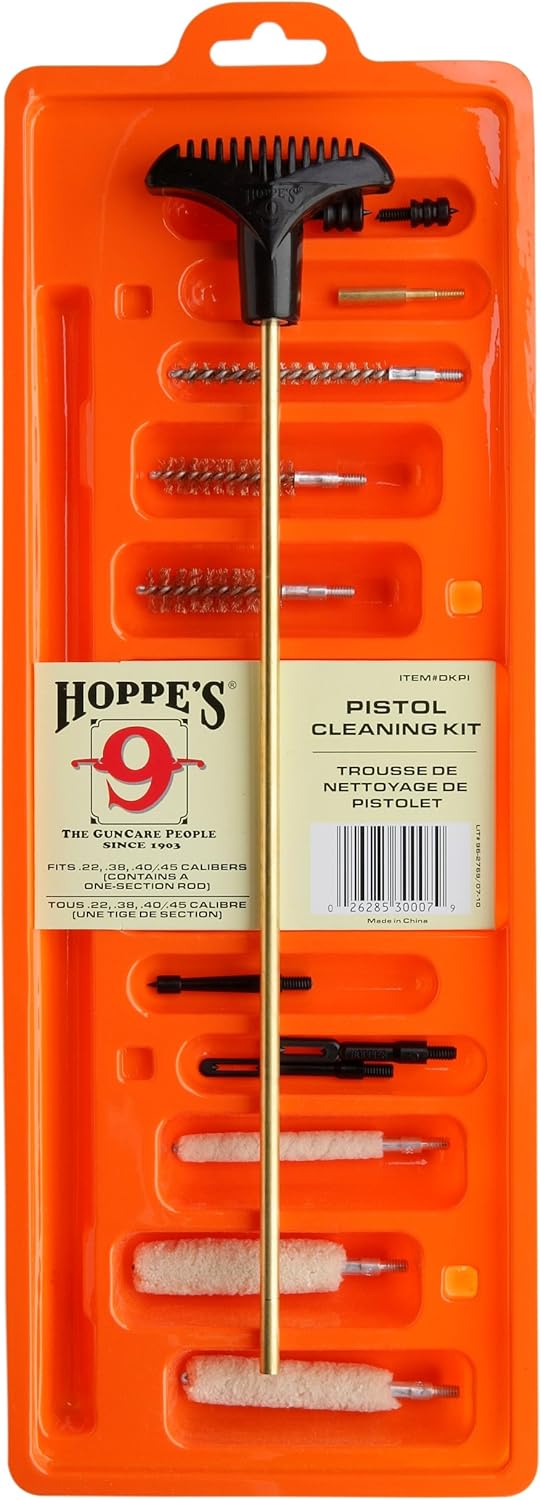 Hoppe's No. 9 Dry Cleaning Kit, Universal Pistol Gun