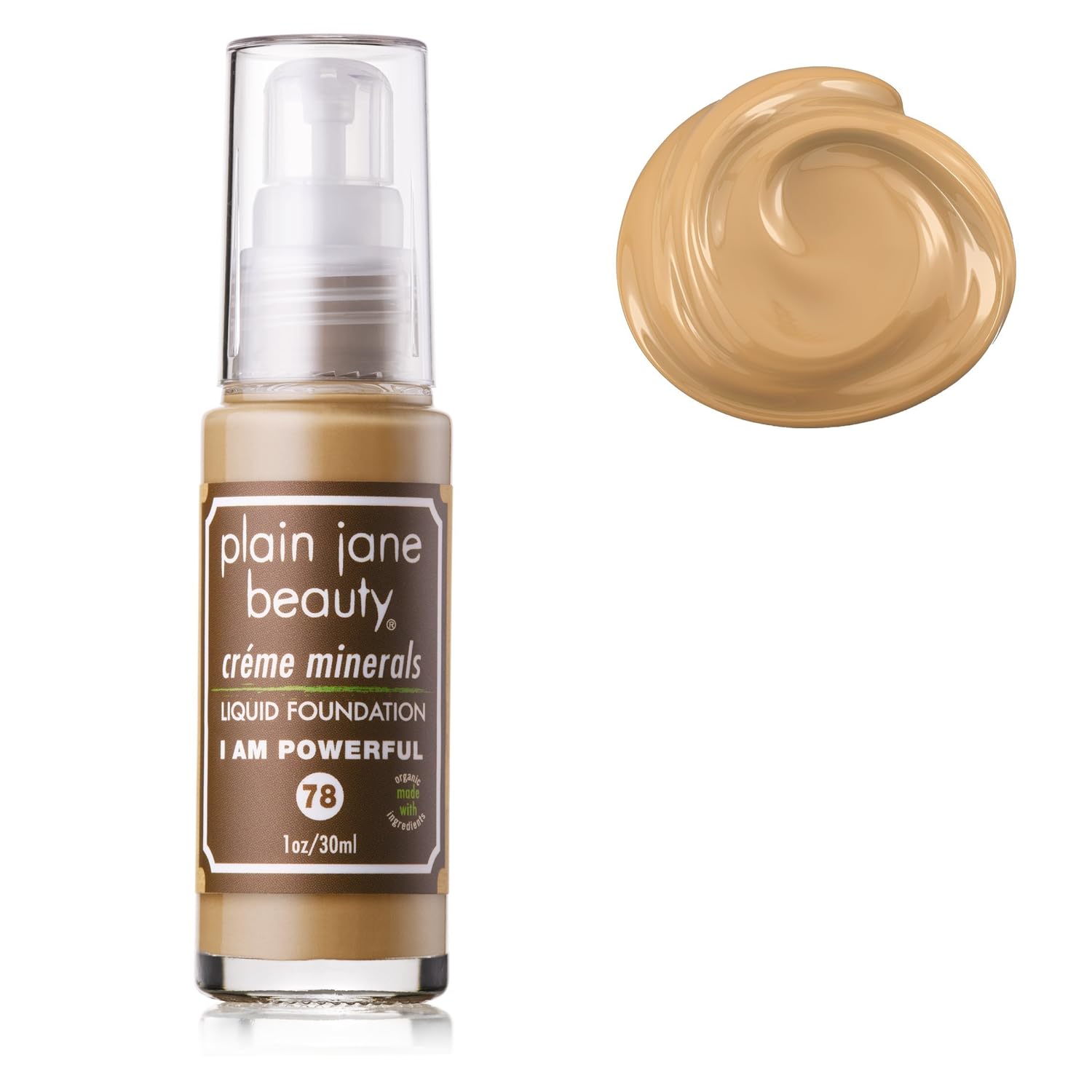 Plain Jane Beauty Creme Minerals Organic Foundation