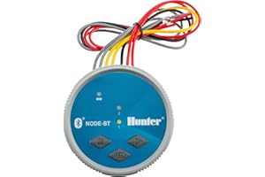 SPW Hunter Node-BT-200 Two Zone Bluetooth Enabled Irrigation Controller 9V Dual Station Timer NODEBT200