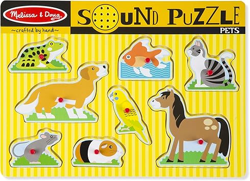 Buy Melissa Doug 730 Pets Sound Puzzle Online At Low Prices In India Amazon In