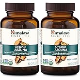 Himalaya Organic Arjuna, Blood Pressure Supplement for Cardiovascular Wellness and Heart Health, 700mg, 60 Count (Pack of 2)