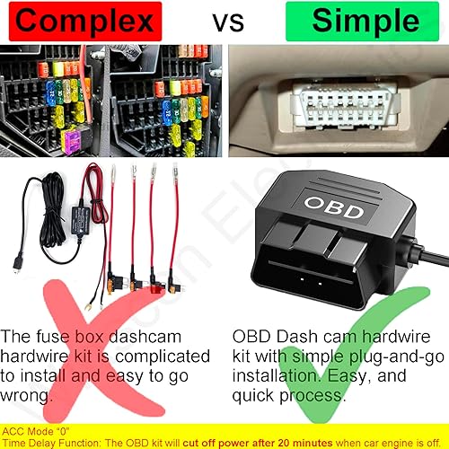 Understanding the basics of dash cam obd vs fuse