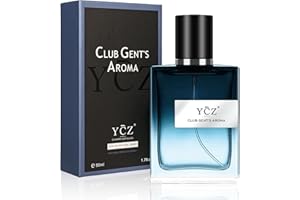 Ycz CLUB GENT'S AROMA, 1.7oz(50ml), Man Perfume, Nightclub Essential Fragrance, Long Lasting Cologne for Men with Aromatic Woody Notes of Aldehyde, Ginger, Mint, and Lemon