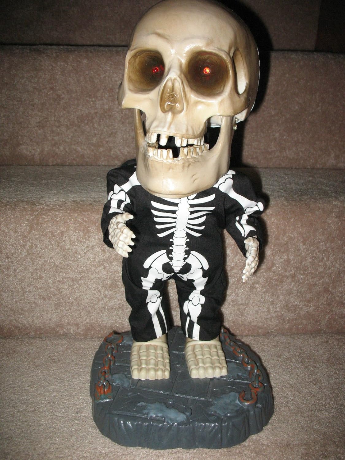 Gemmy Halloween Big Head Dancing 